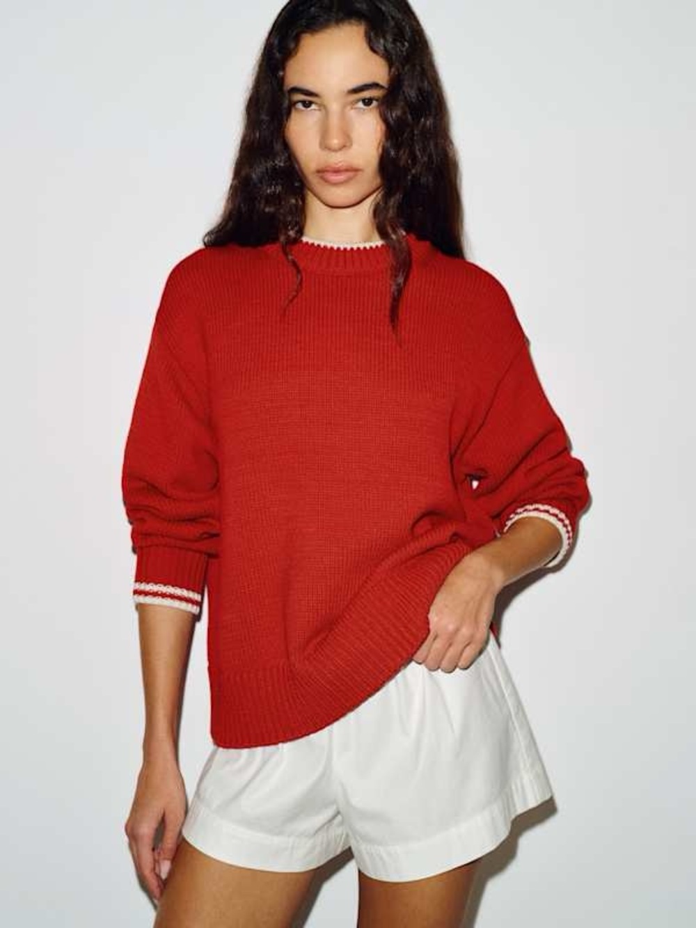 Reformation Cove Cotton Oversized Crew